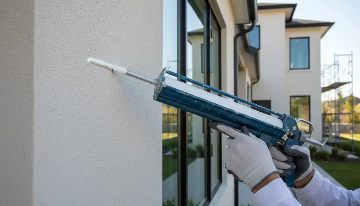 Professional caulking and sealing on Los Angeles home exterior for lasting paint and weather protection