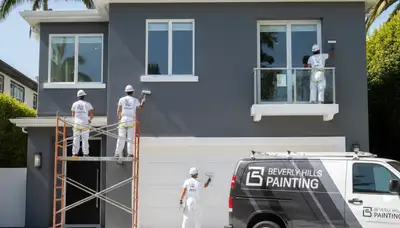 House painting contractor in Los Angeles, CA serving residential exterior painting projects
