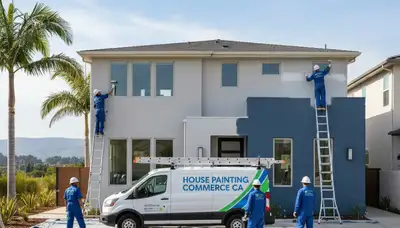 Professional house painters in Los Angeles, CA providing exterior painting services