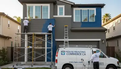 House painting service in Los Angeles, CA for residential exterior and interior projects