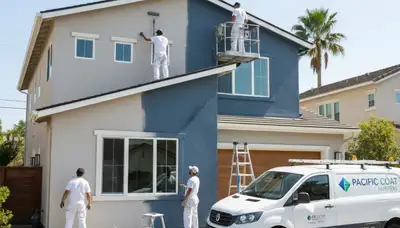 Professional house painting service in Los Angeles, CA by PaintingCompanyInLosAngelesCA.com