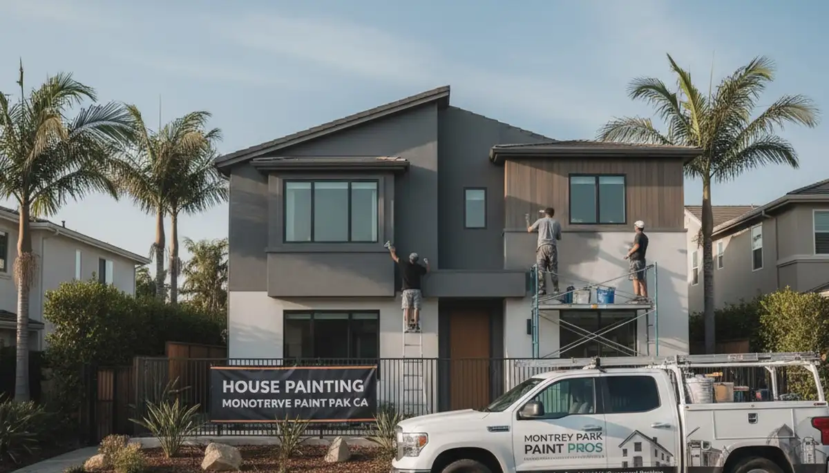 Professional house painters providing exterior home painting in Los Angeles, CA