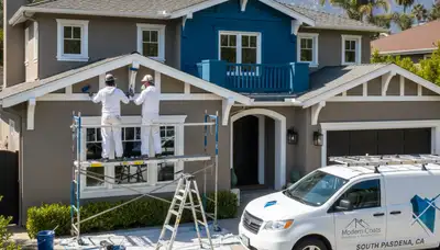 Professional house painting service in Los Angeles, CA for residential exterior and interior projects