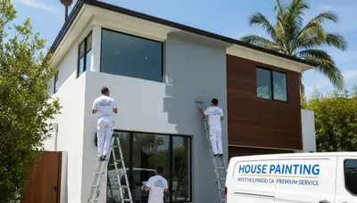House painting service in Los Angeles, CA for residential exterior and interior painting projects