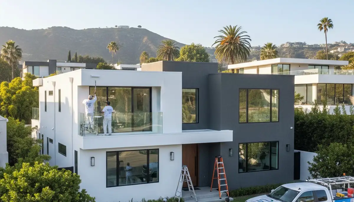 Professional house painting service in Los Angeles, CA for interior and exterior home projects